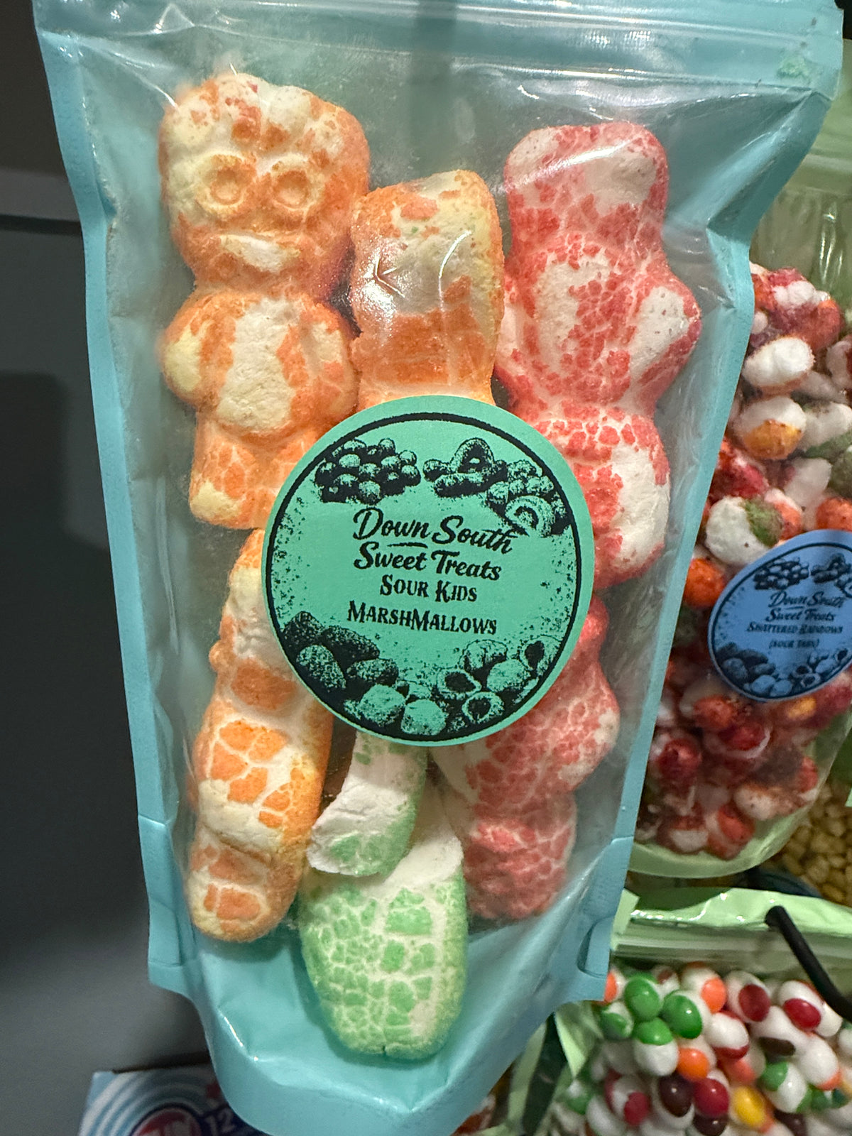 Sour marshmallows