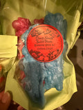 Rainbow sticks with cotton candy